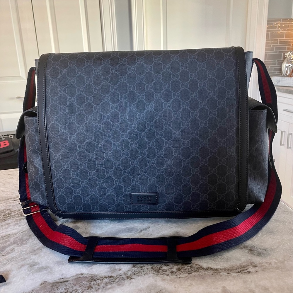 Gucci GG Supreme Diaper Bag